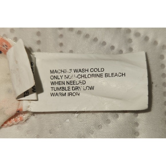 GAP blouse womens Floral Print Sleeveless peach 
Pocket Casual Cute dainty  S - Picture 3 of 10